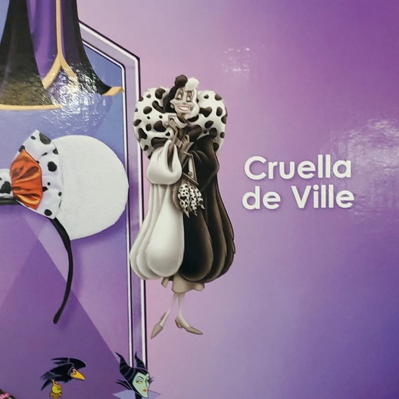 Exclusive 100th Anniversary Disney Villains 5 Piece Headband Ear Set NWT - Picture 5 of 8